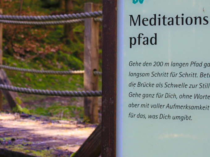 Meditatiospfad in Waldachtal, Wellnesswald in Lützenhardt