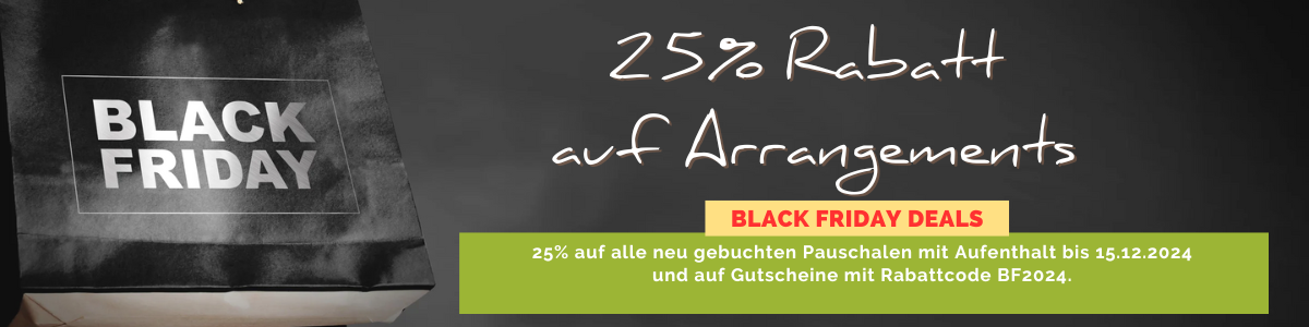 25% Rabatt auf Kurzurlaub